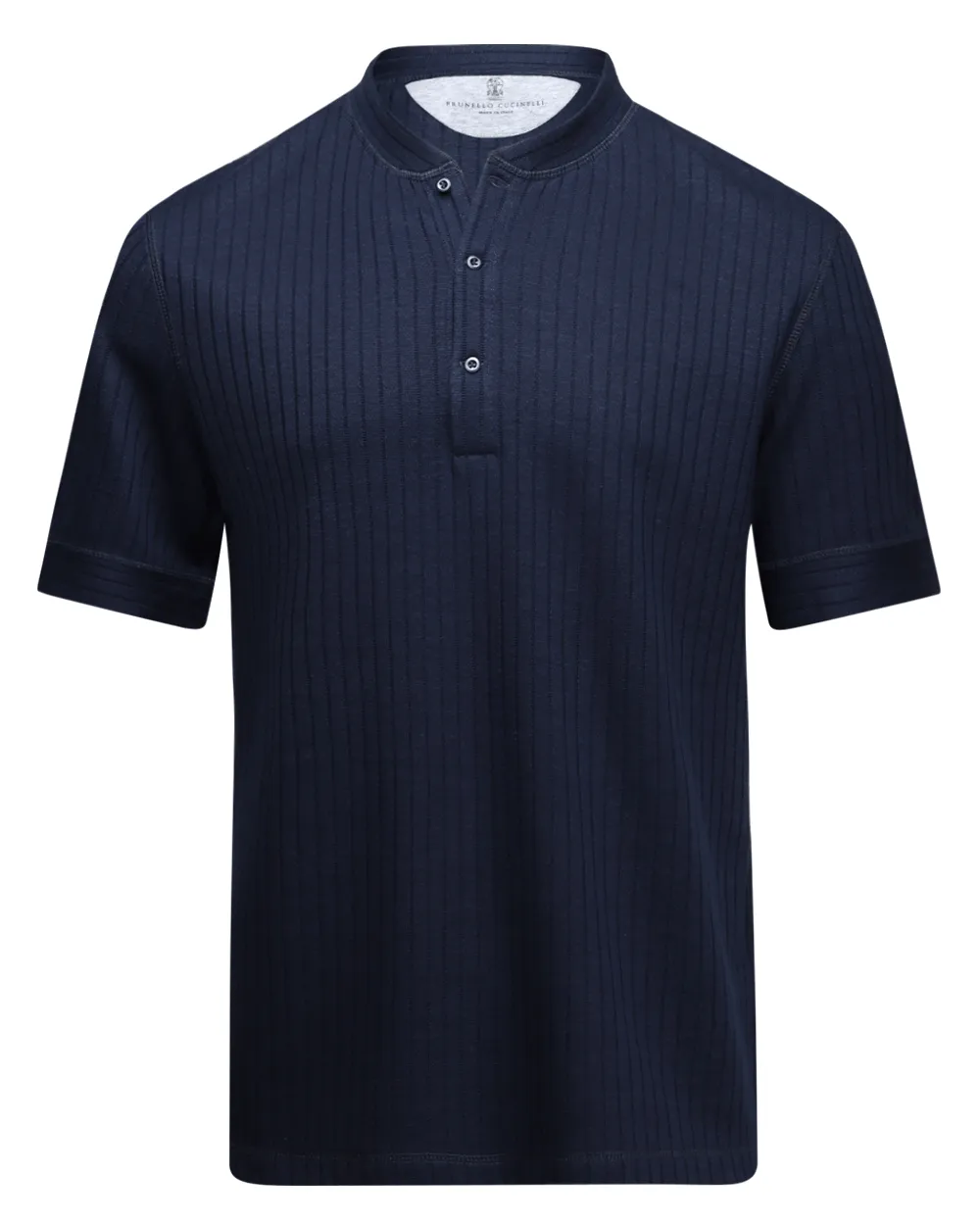 Navy Blue Henley Tee