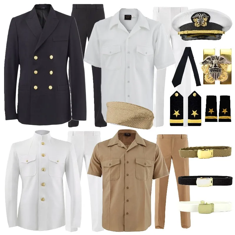 Navy Commissioning Uniform Package for New Male Ensigns