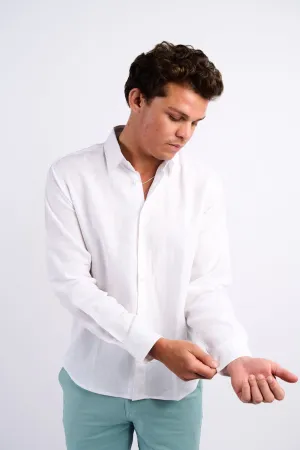 NL Linen Shirt White