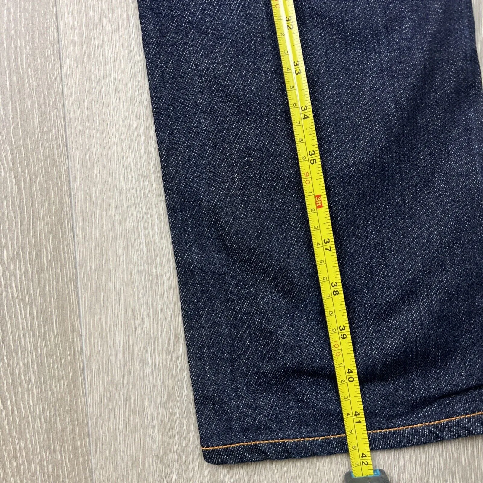 Nudie Jeans Co. Dark Blue Slim Jeans 'Dry Open Navy' Size 34 X 34