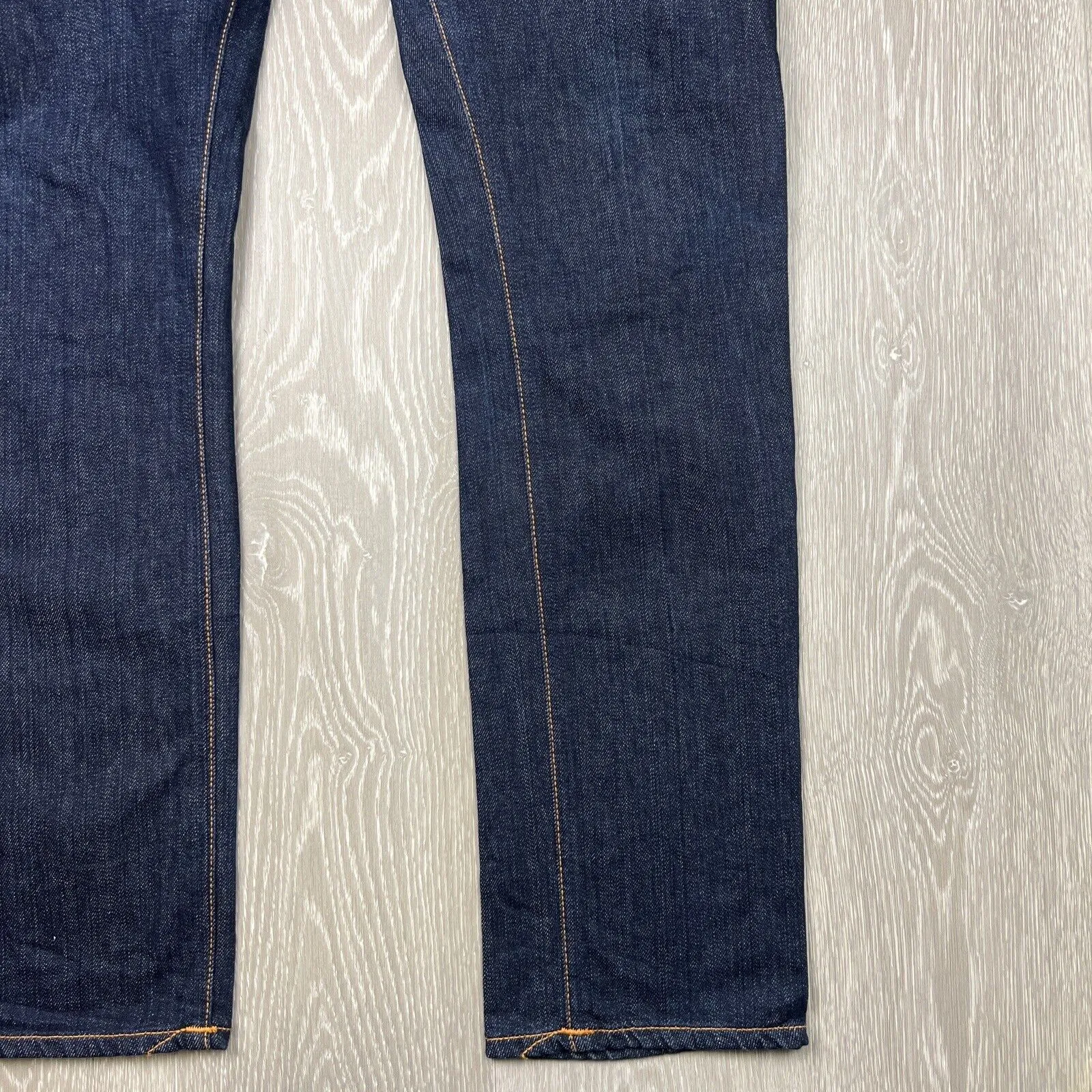 Nudie Jeans Co. Dark Blue Slim Jeans 'Dry Open Navy' Size 34 X 34