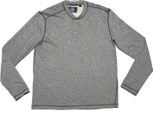 NWOT vintage 1946 Long Sleeve Henley Shirt Grey Size L
