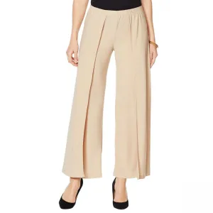 NWT Slinky Brand Womens Flare-Leg Wrap Pant. 656762-Plus Plus 2X
