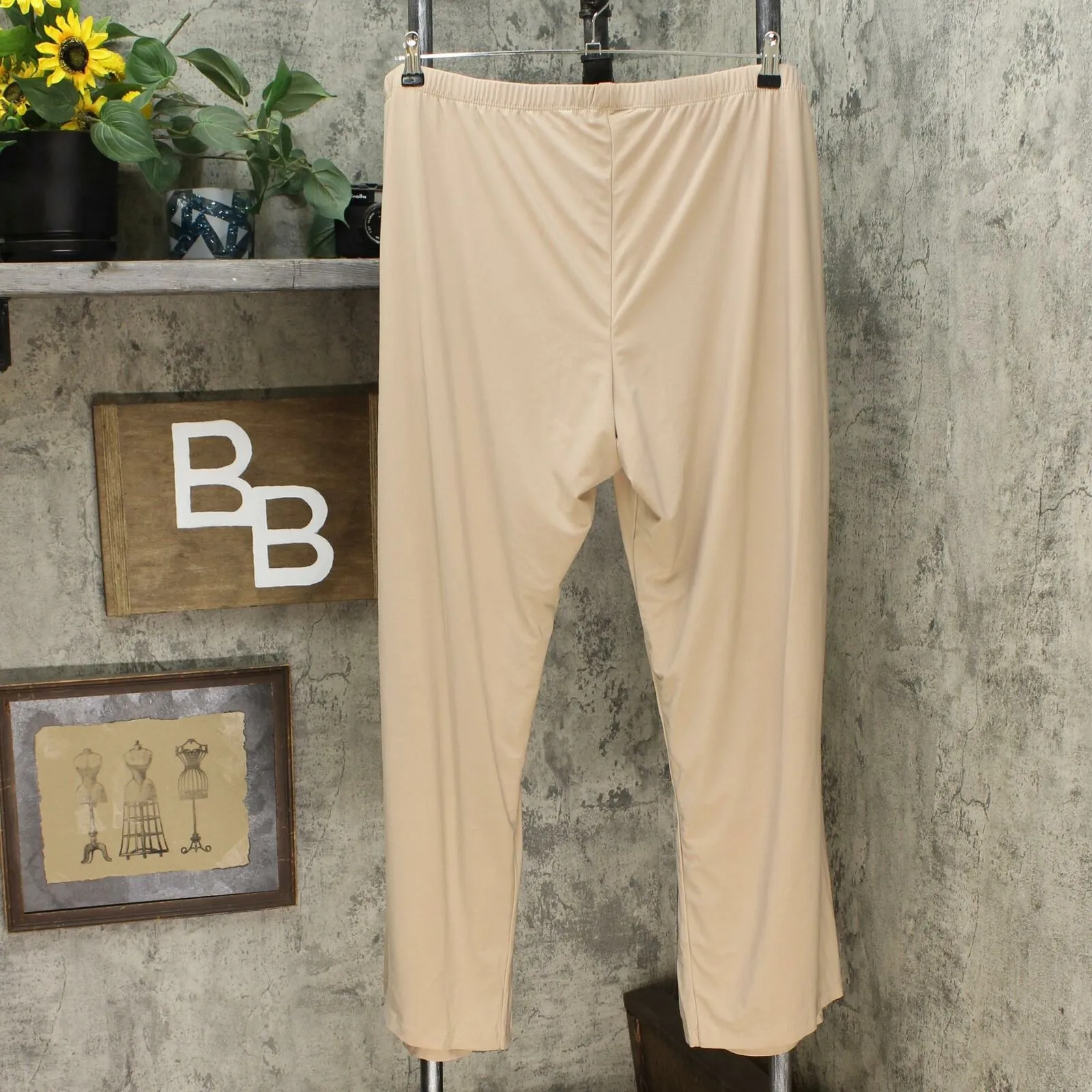 NWT Slinky Brand Womens Flare-Leg Wrap Pant. 656762-Plus Plus 2X