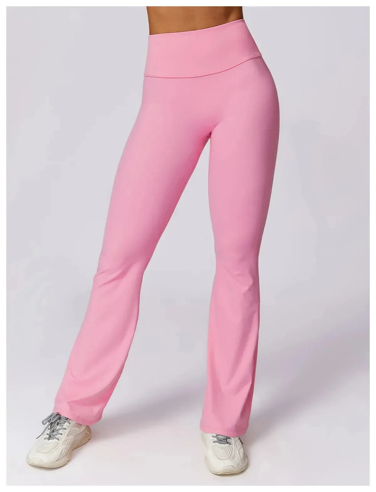 Obsidian Phoenix Women's Luxury High-Waist Yoga Flared Pants