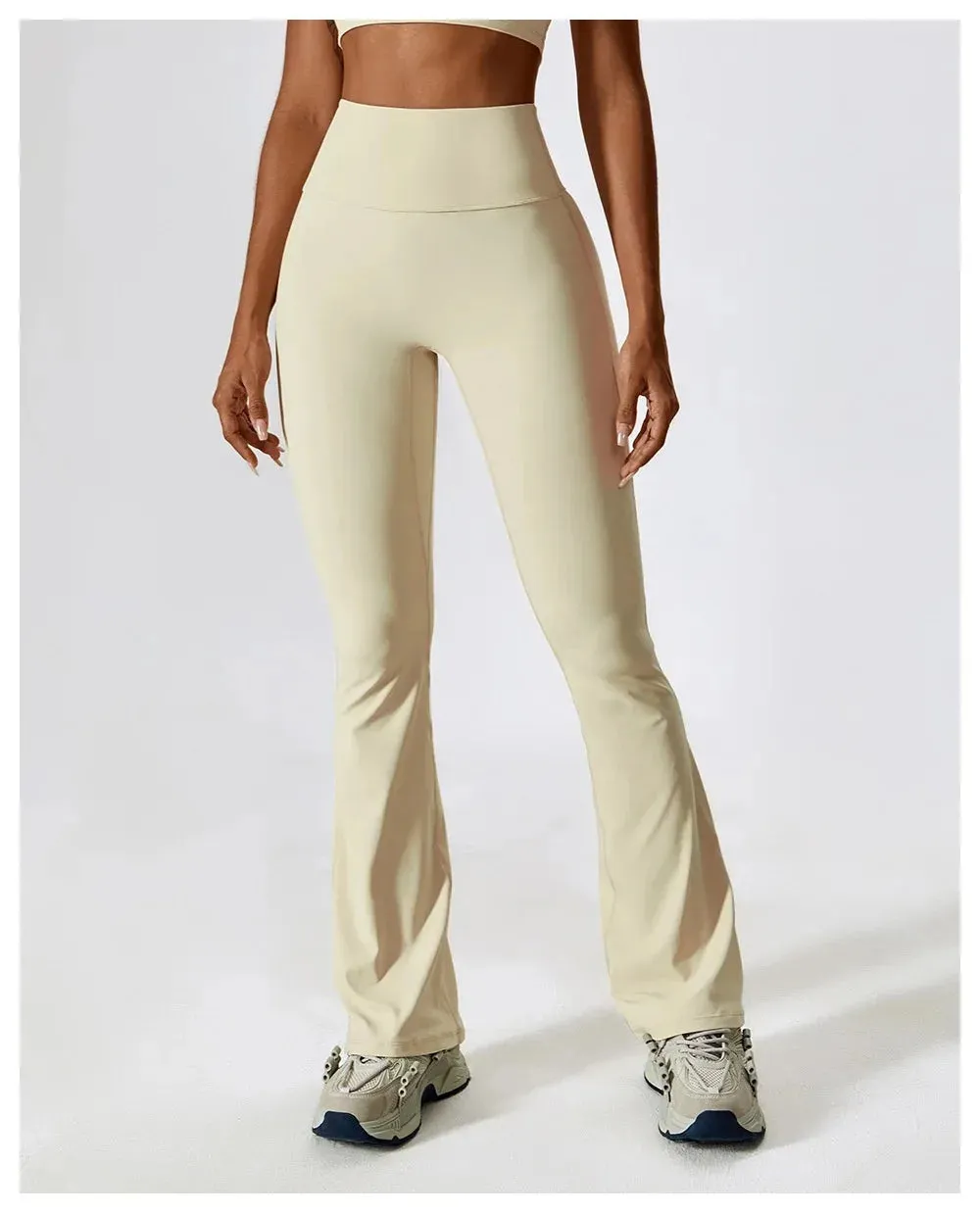Obsidian Phoenix Women's Luxury High-Waist Yoga Flared Pants