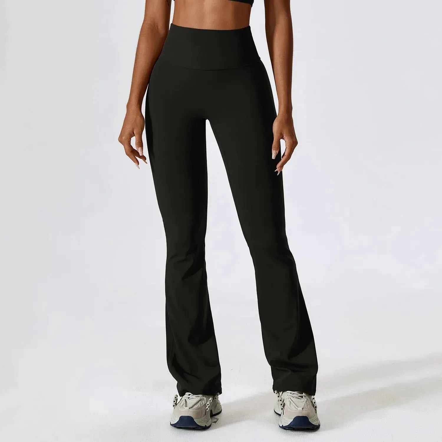 Obsidian Phoenix Women's Luxury High-Waist Yoga Flared Pants