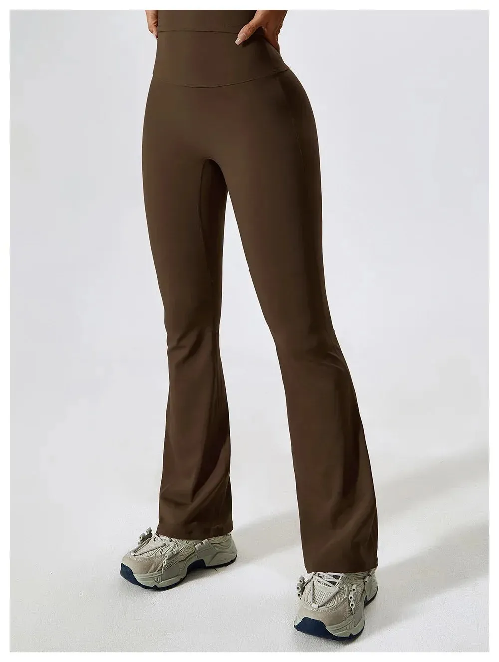 Obsidian Phoenix Women's Luxury High-Waist Yoga Flared Pants
