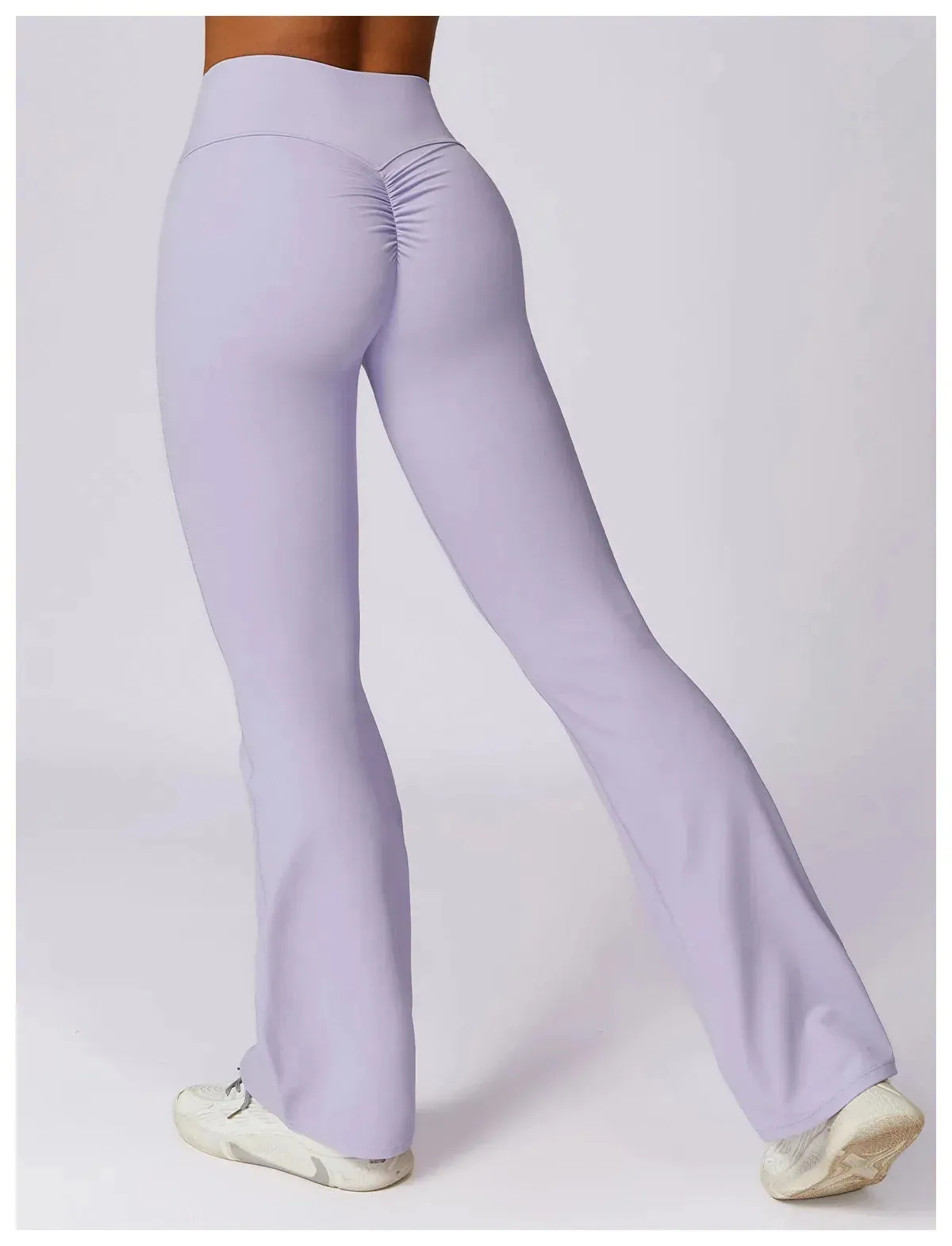 Obsidian Phoenix Women's Luxury High-Waist Yoga Flared Pants