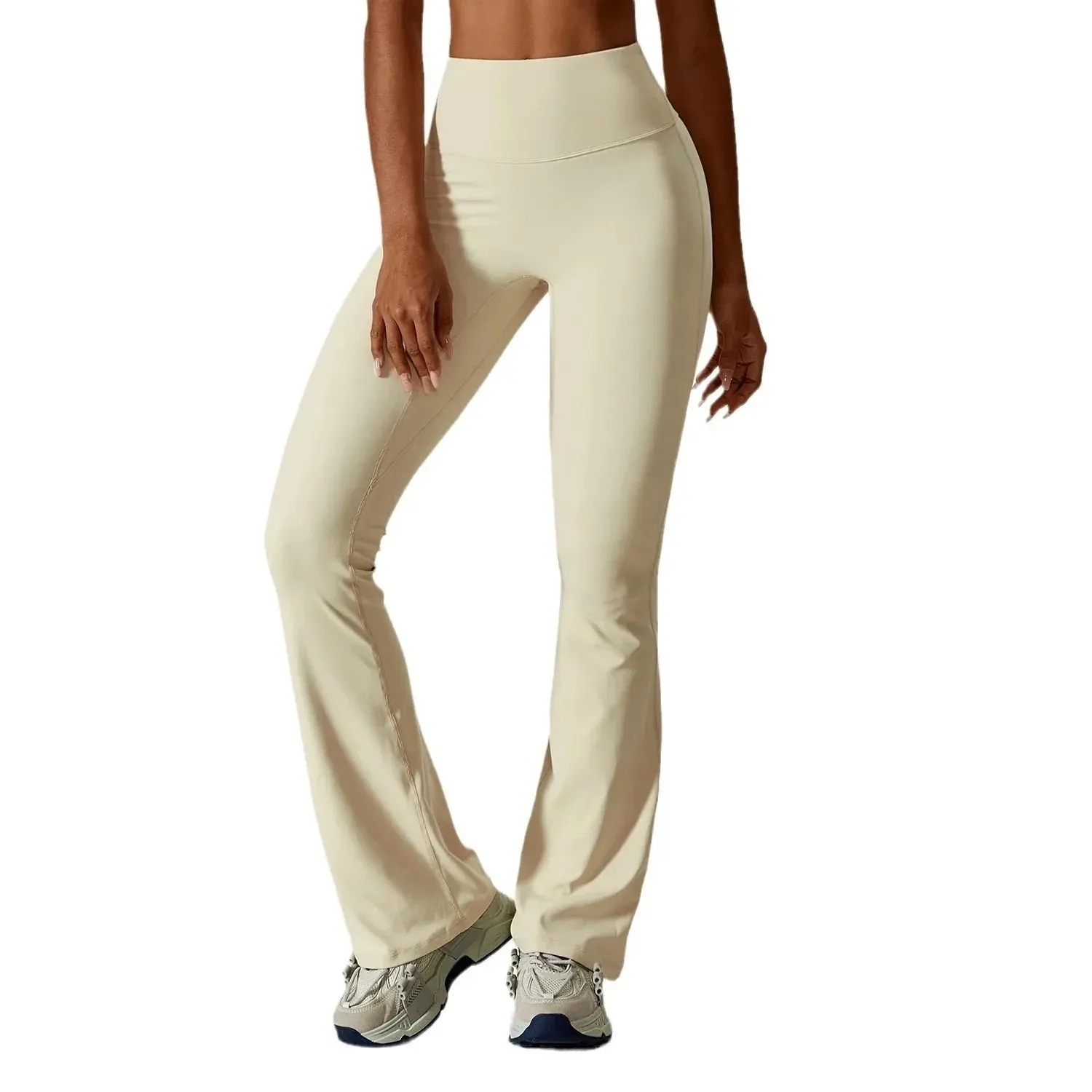 Obsidian Phoenix Women's Luxury High-Waist Yoga Flared Pants