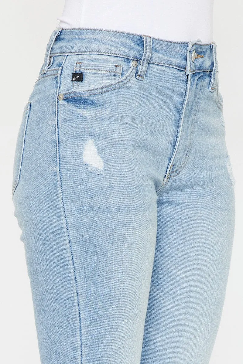 Odie High Rise Flare Jeans - Light Wash
