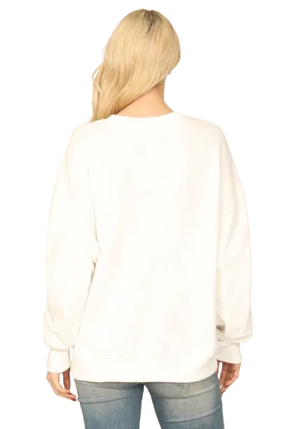 Off White Star Stripe Print Sweatshirt - Pack of 6