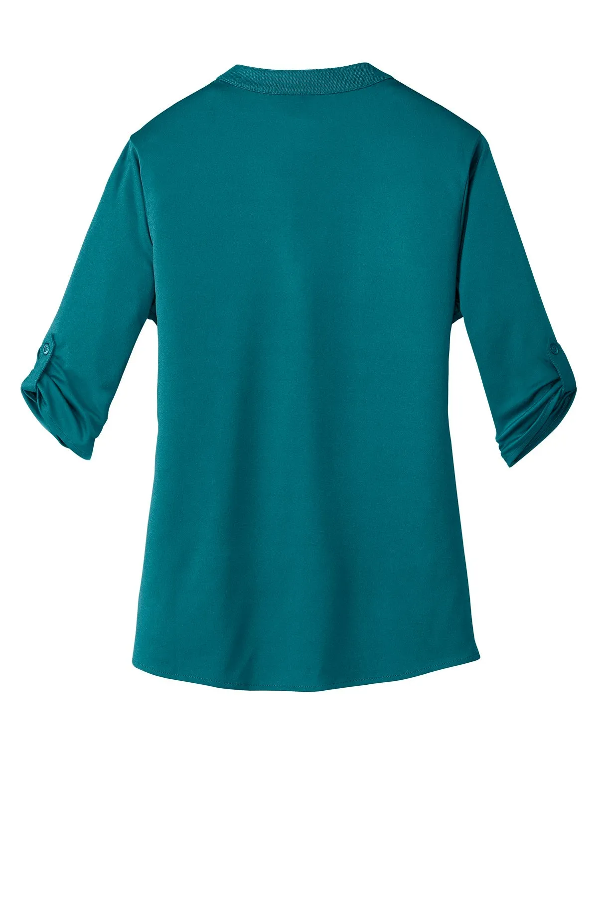OGIO Crush Henley. LOG111 Torque Teal
