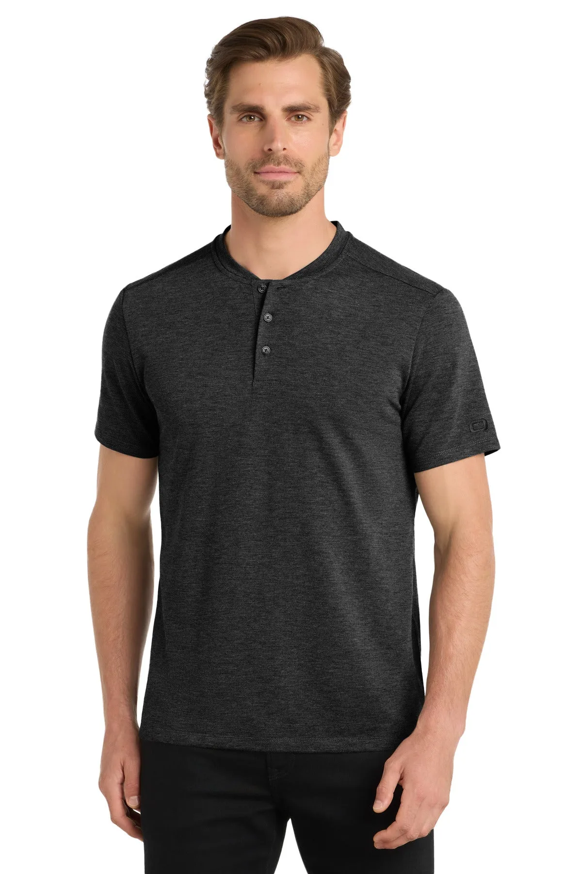 OGIO Evolution Henley OG148 Blacktop