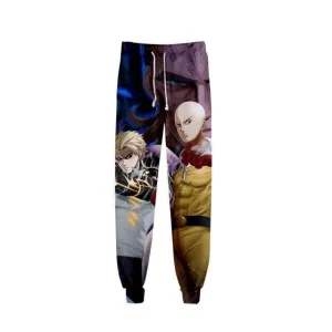 One Punch Man Master and Student Jogging