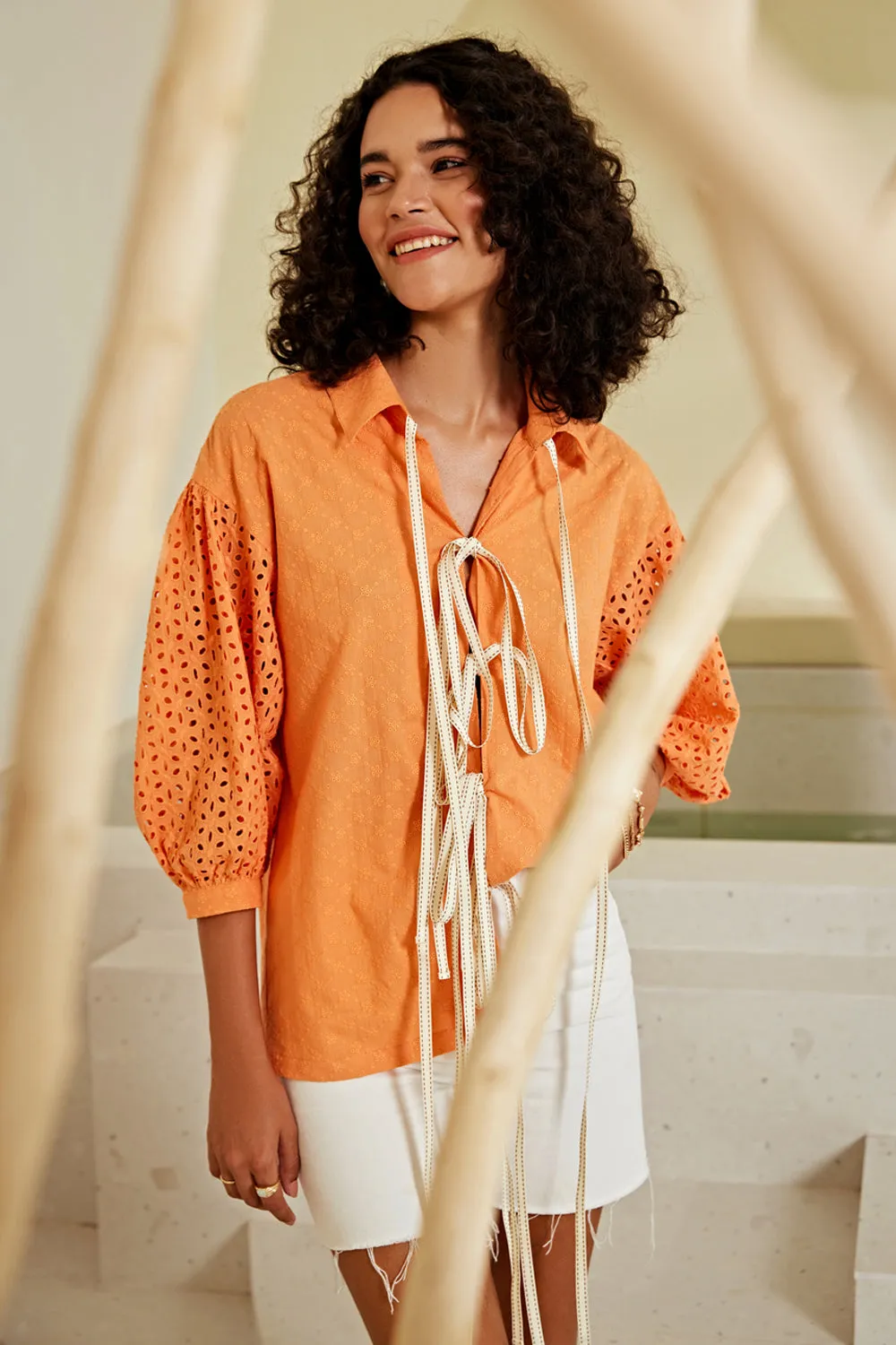 Orange Burst Shirt