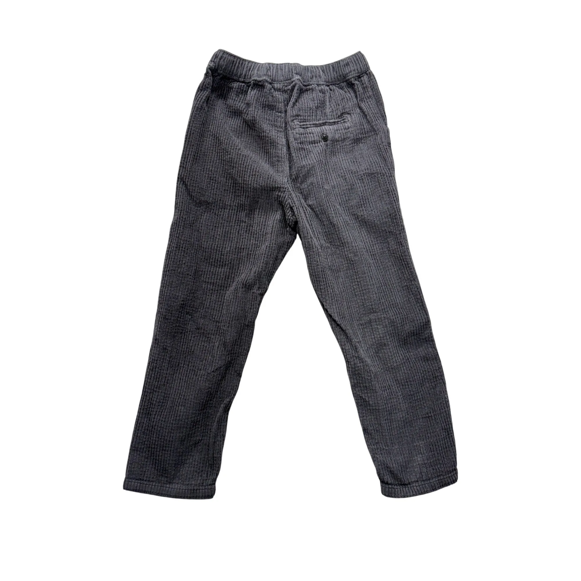 Organic Gray Corduroy Kids Pants #7446