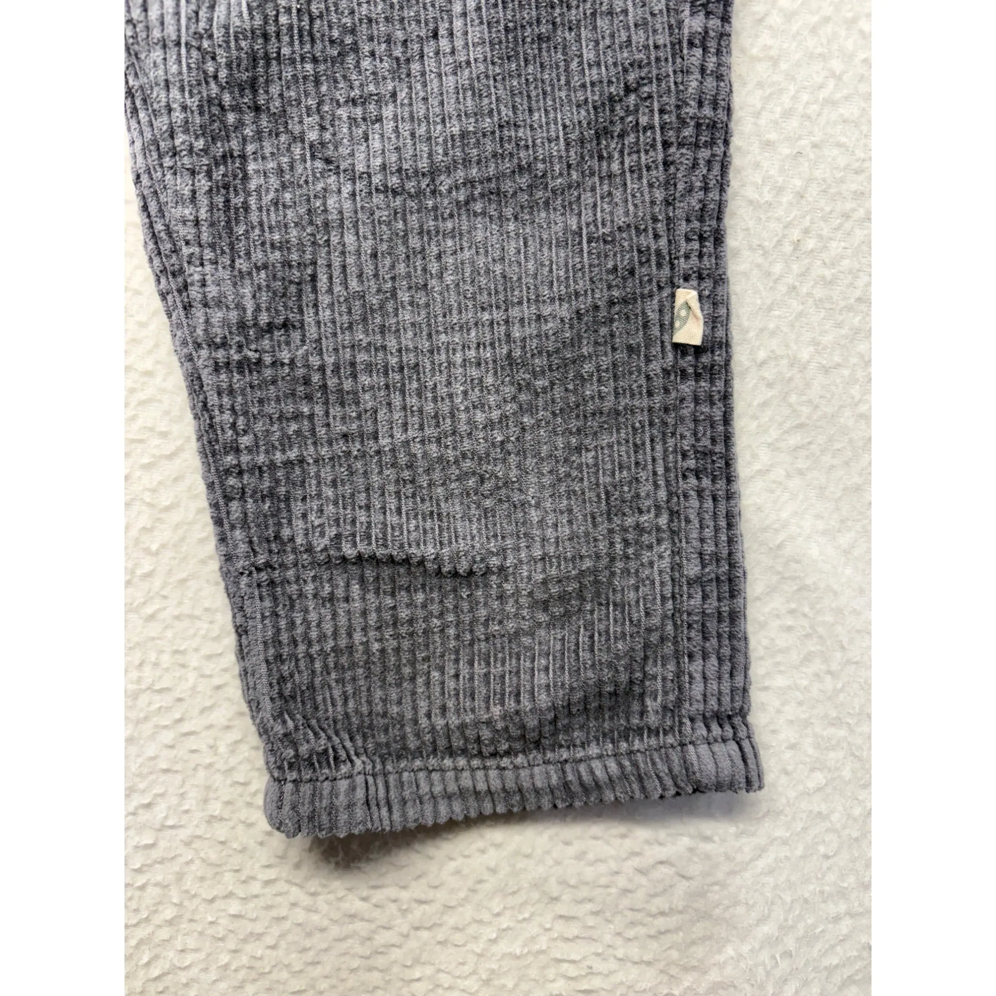 Organic Gray Corduroy Kids Pants #7446