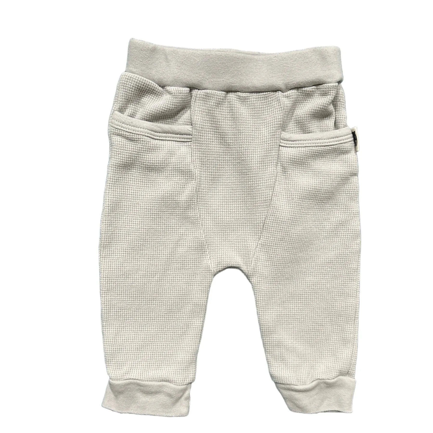 Organic Waffle Pants, 3-6m
