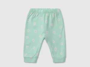 Pack of 2 Printed and Solid Regular Fit Baby Joggers