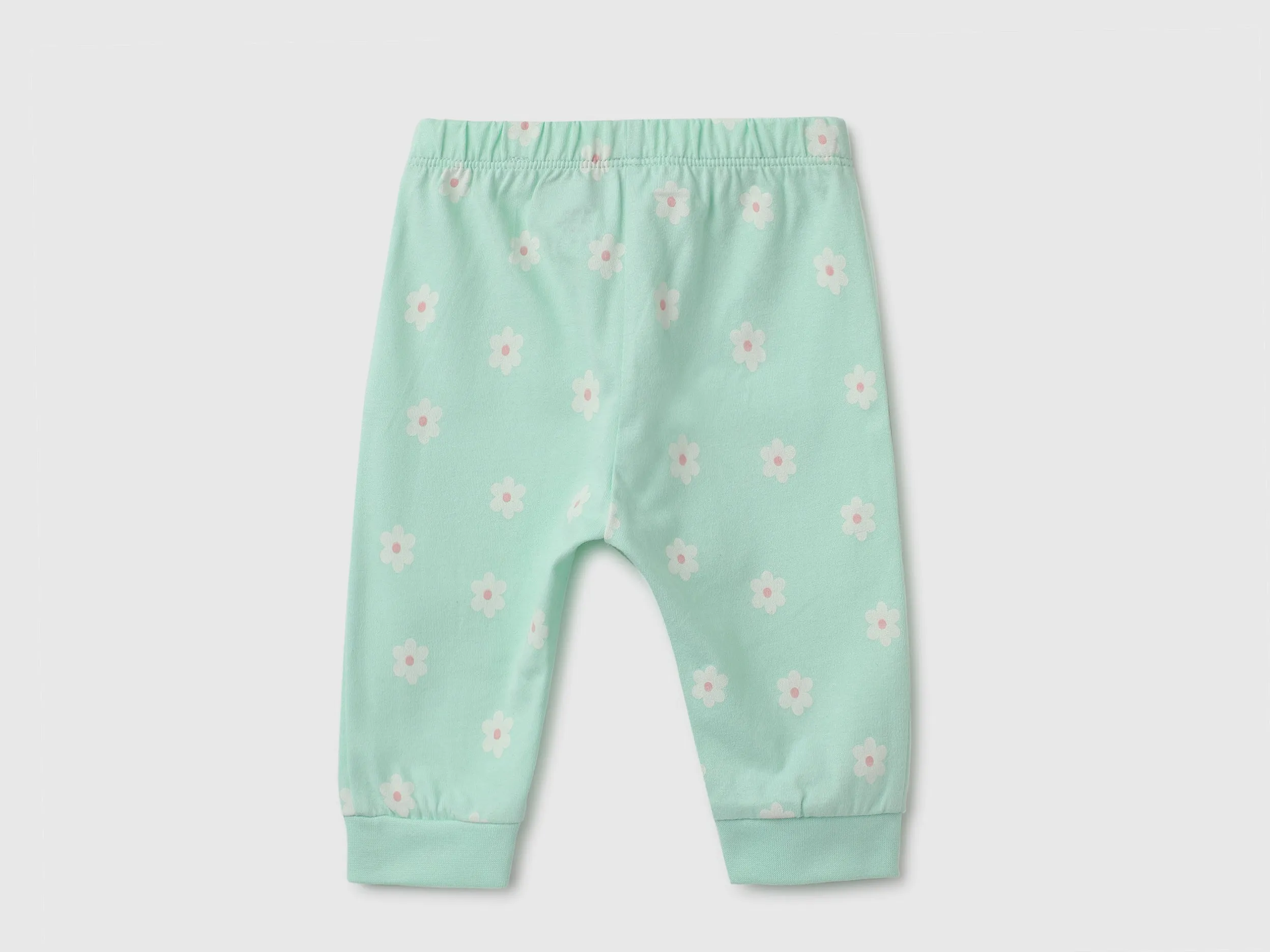 Pack of 2 Printed and Solid Regular Fit Baby Joggers