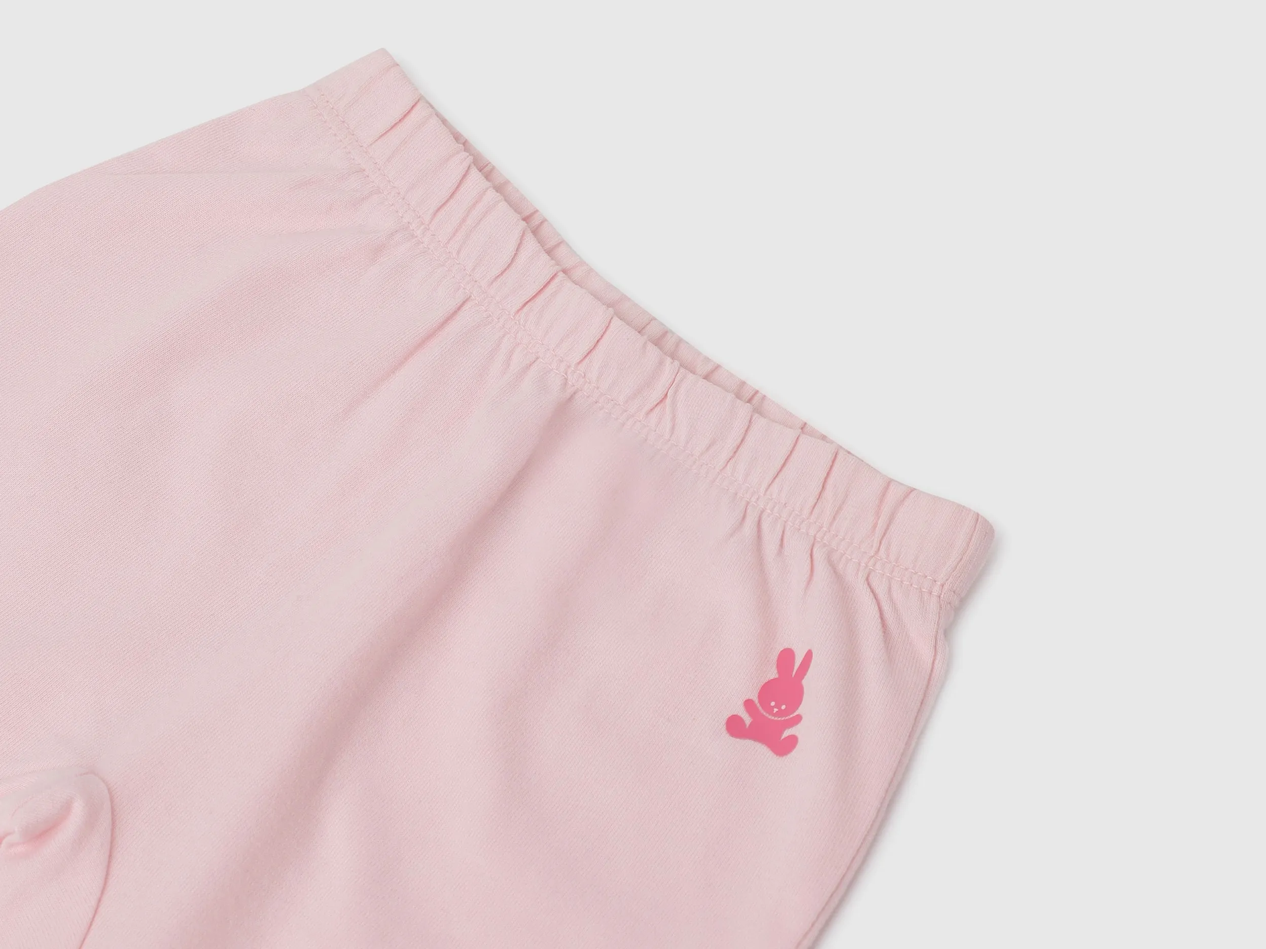 Pack of 2 Printed and Solid Regular Fit Baby Joggers