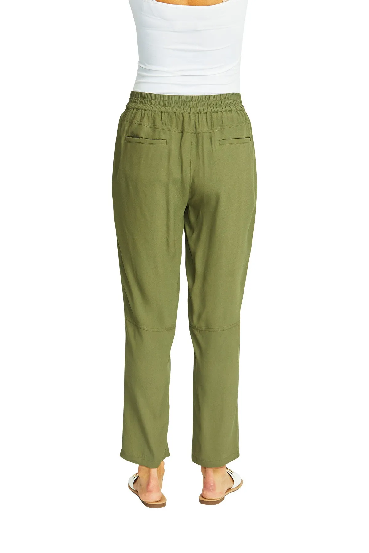 PING PONG - Khaki Helen Slinky Cargo Pant - 575713