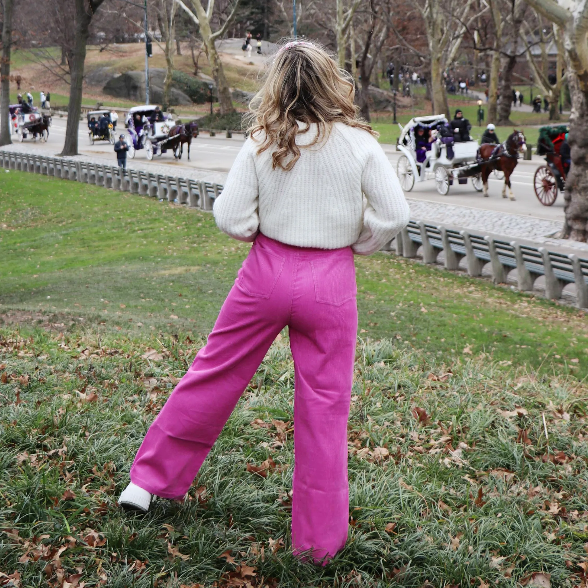 Pink Corduroy Pants