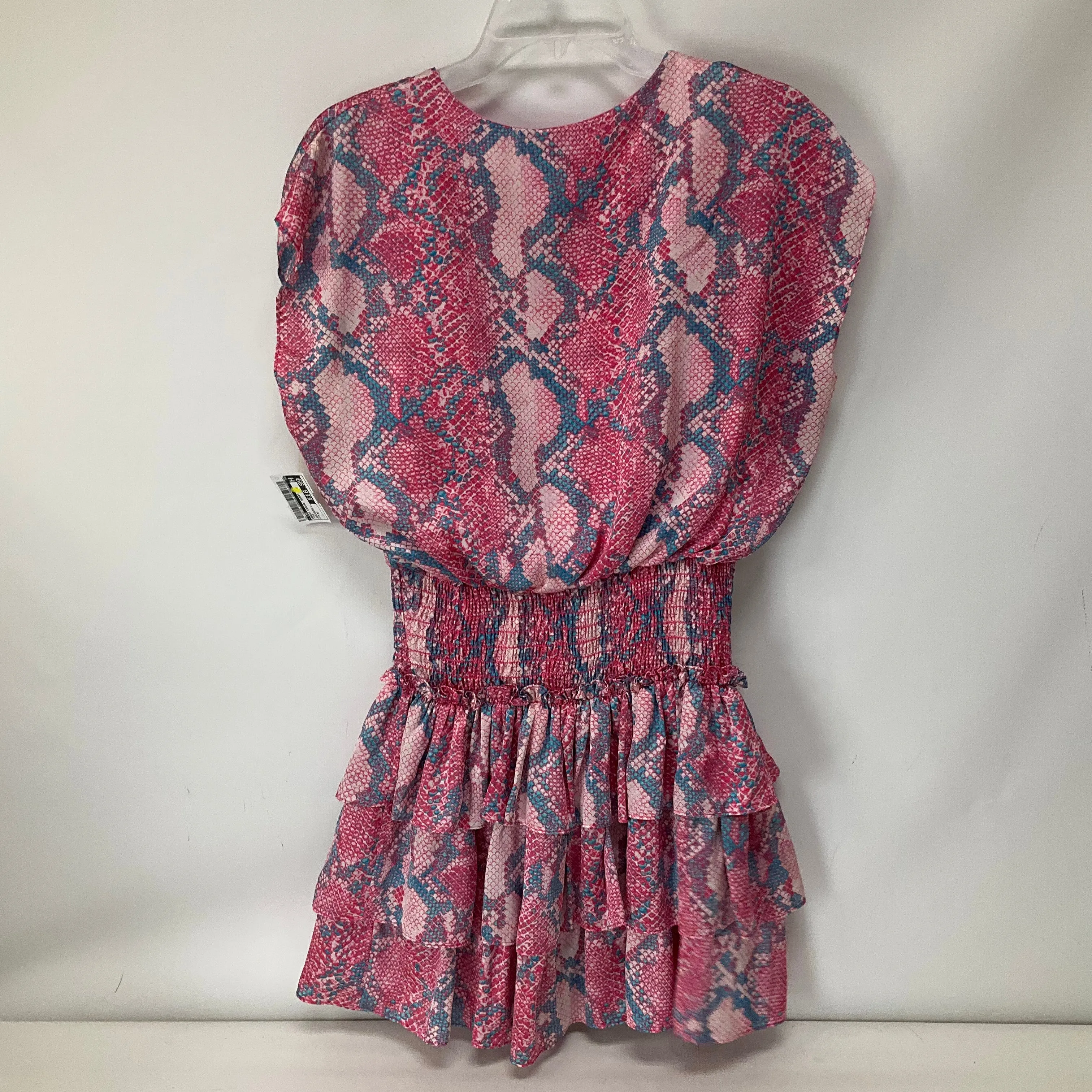 Pink Dress Casual Short Cmb, Size M