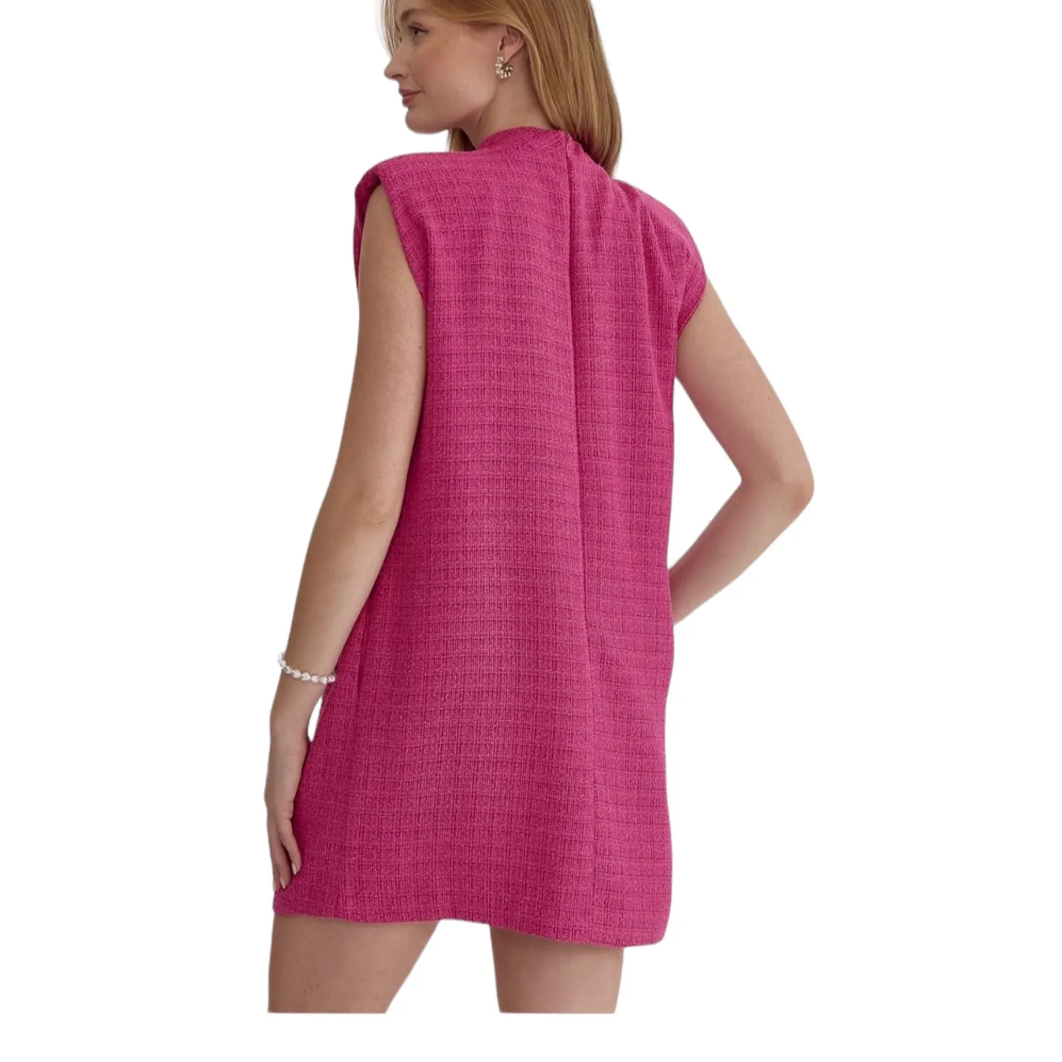 Pink Shift Dress