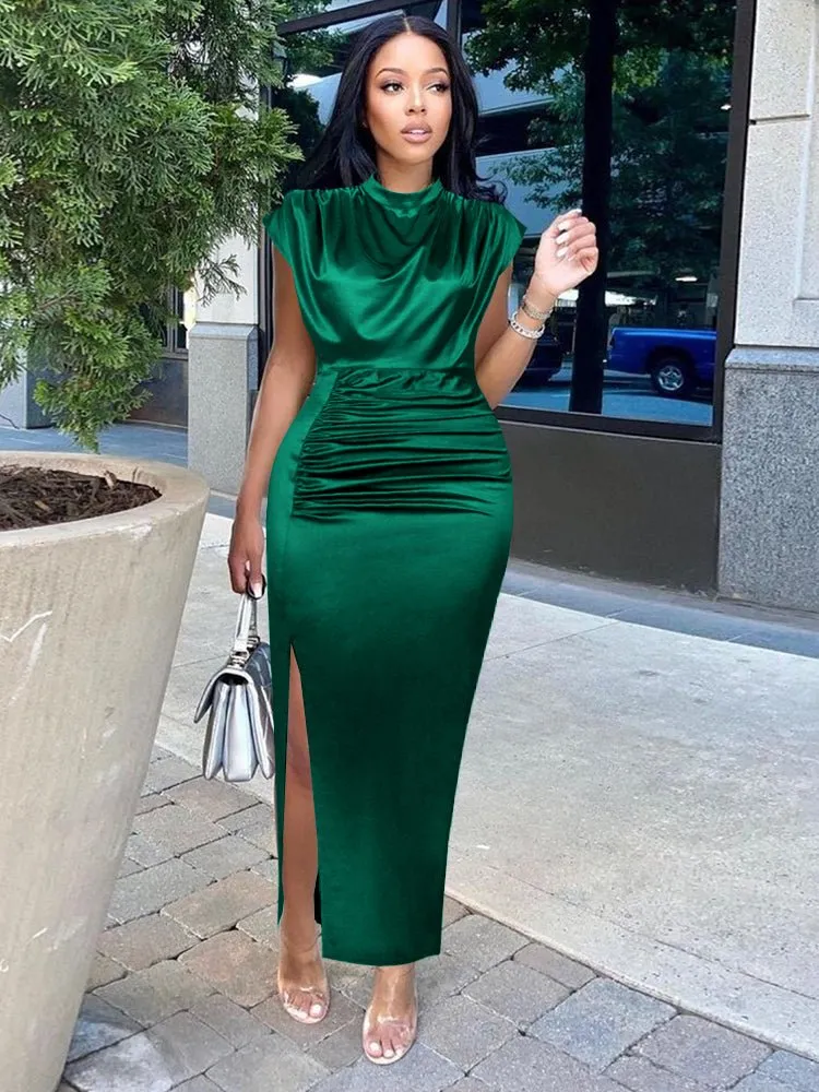 Pleated  Casual Dress