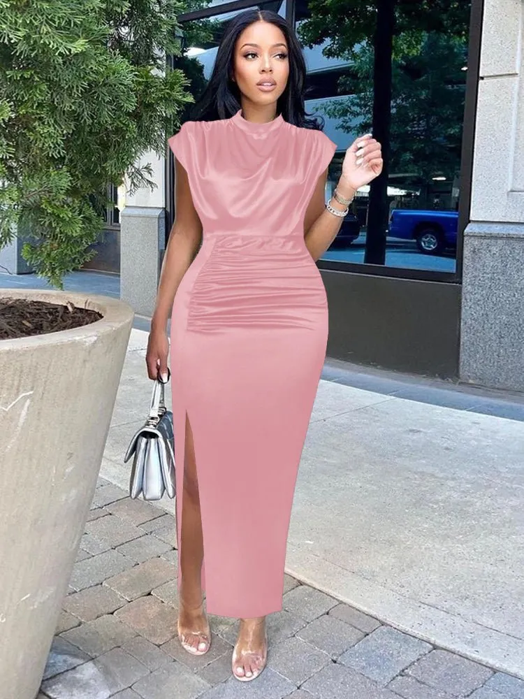 Pleated  Casual Dress