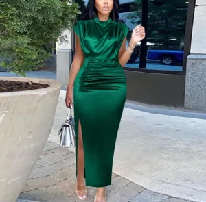 Pleated  Casual Dress