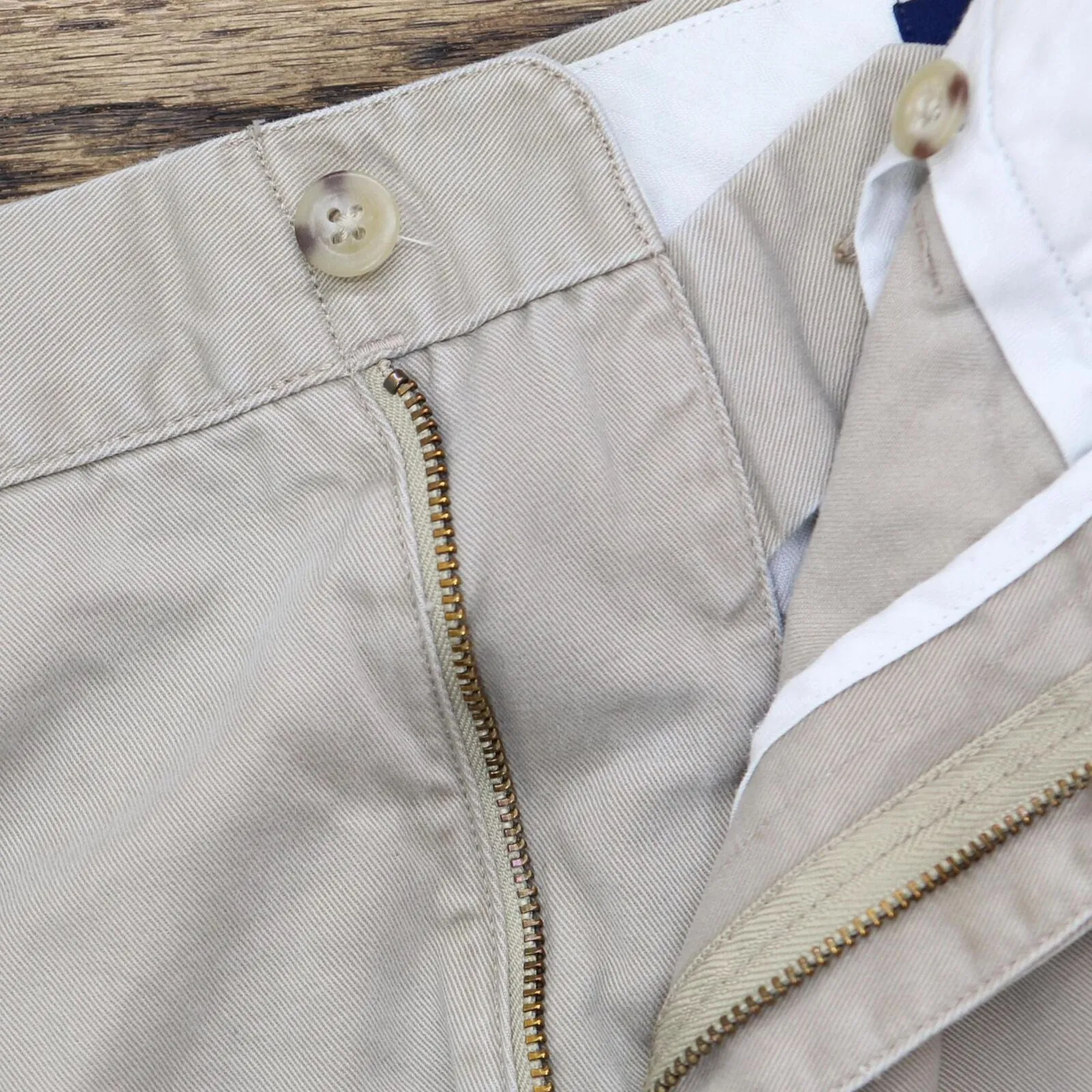 Polo Ralph Lauren Mens Cotton Khaki Dress Pants 166923321bdf2f Brown 38/32