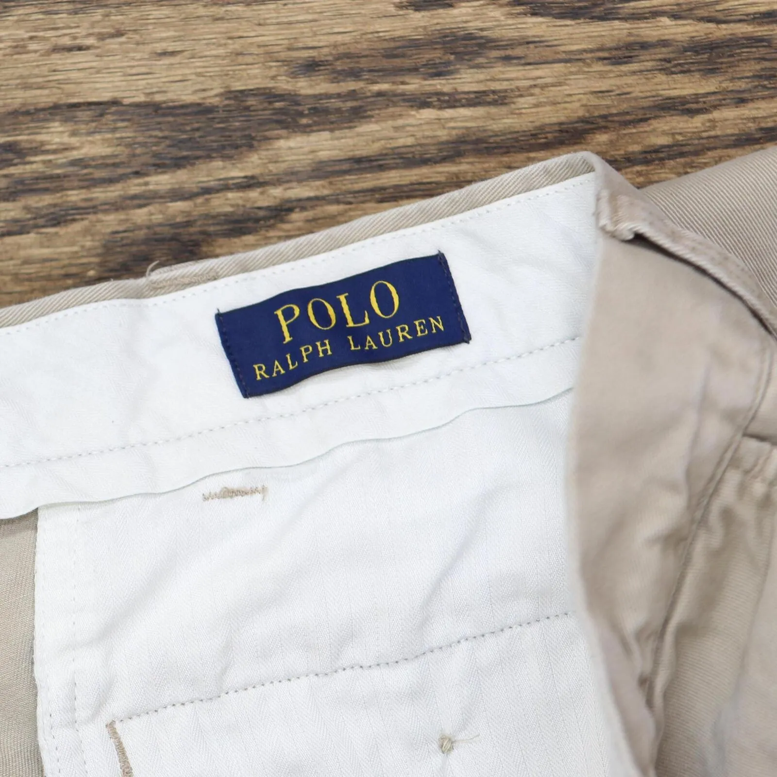 Polo Ralph Lauren Mens Cotton Khaki Dress Pants 166923321bdf2f Brown 38/32