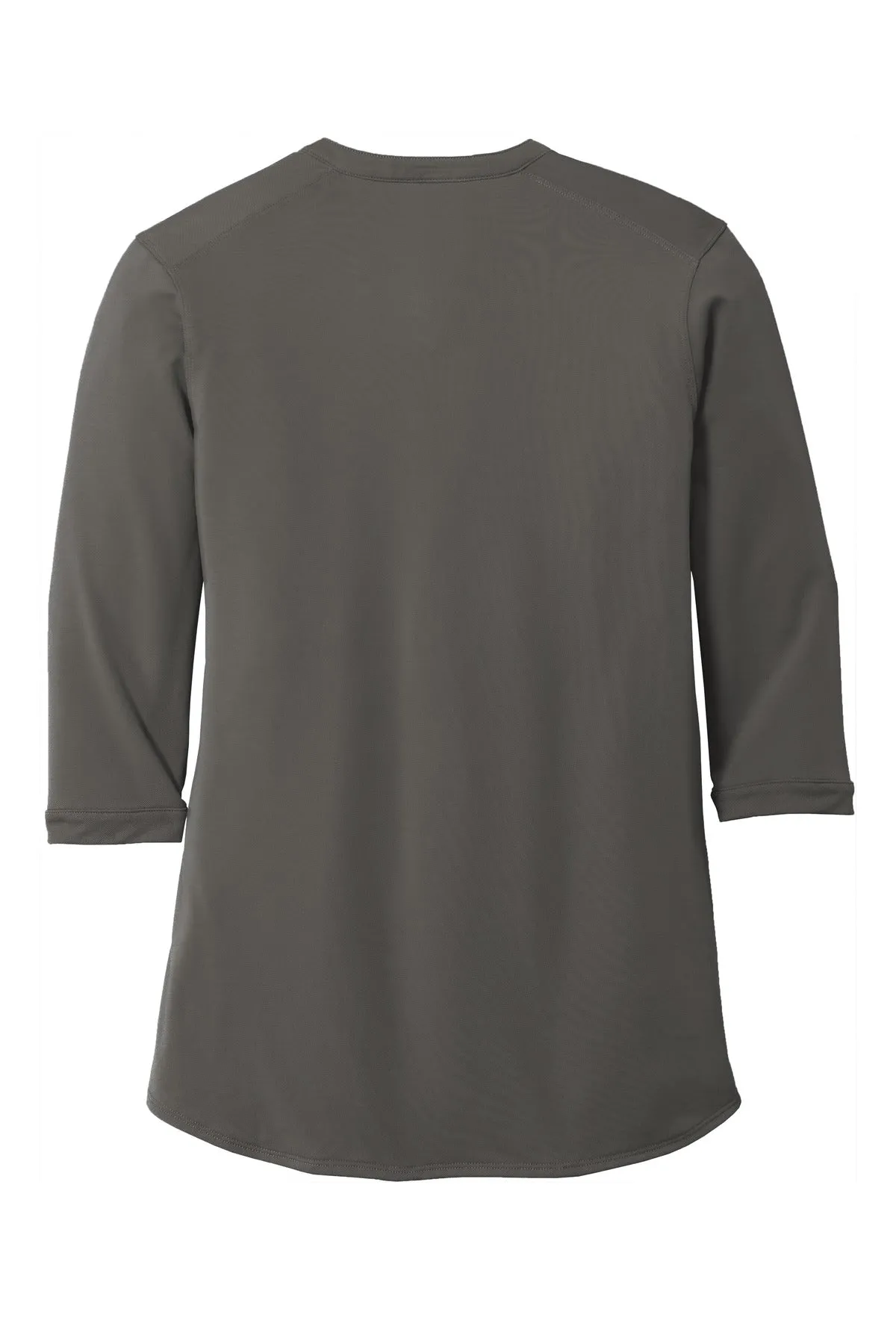 Port Authority   Women's UV Choice Pique Henley LK750 Sterling Grey