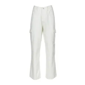 "SOLID COLOR POCKET" JEANS N083110