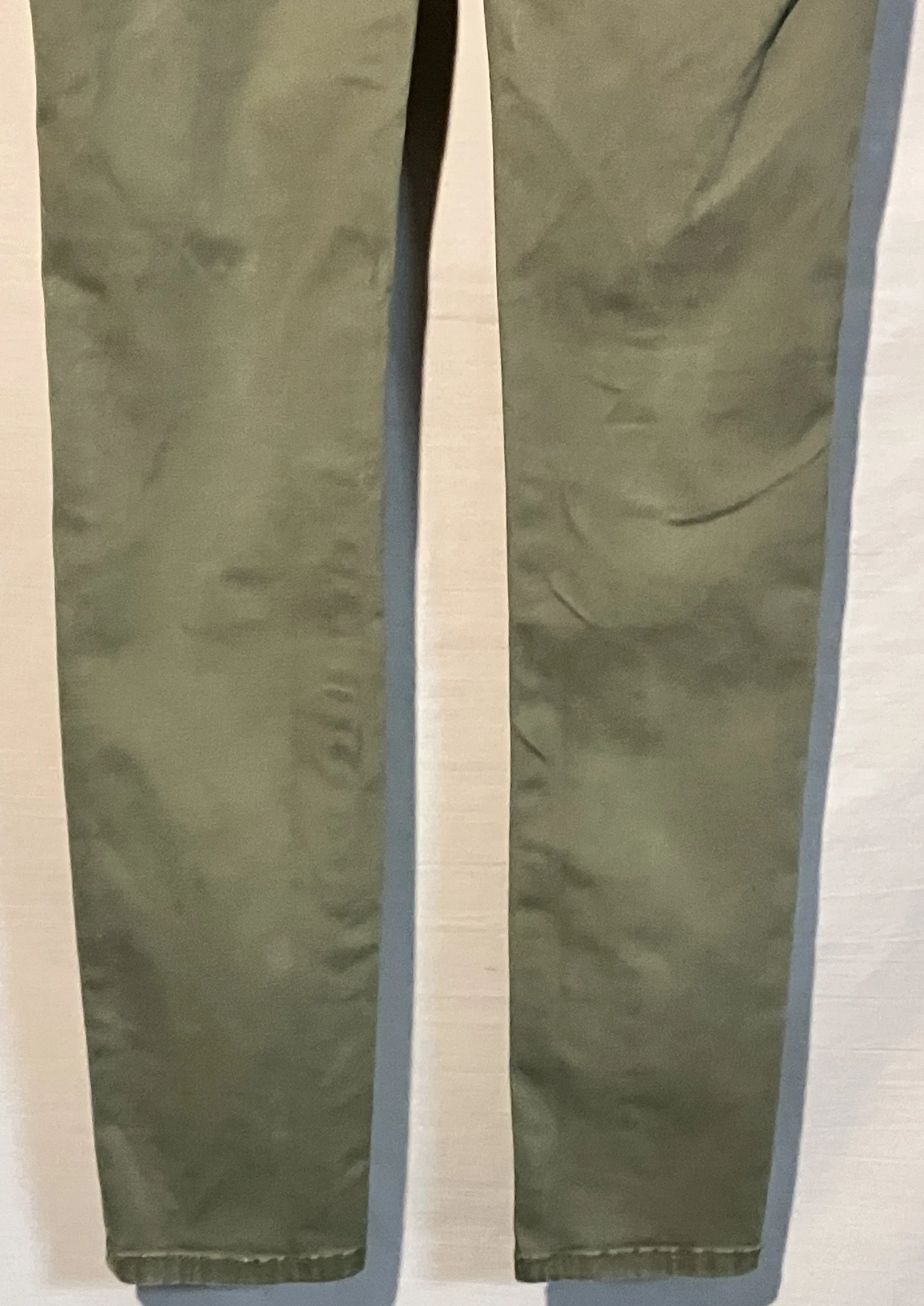 Refuge Olive Green Double Button Jeans, Sz 2