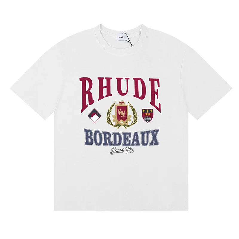 RHUDE Bordeaux T-Shirts