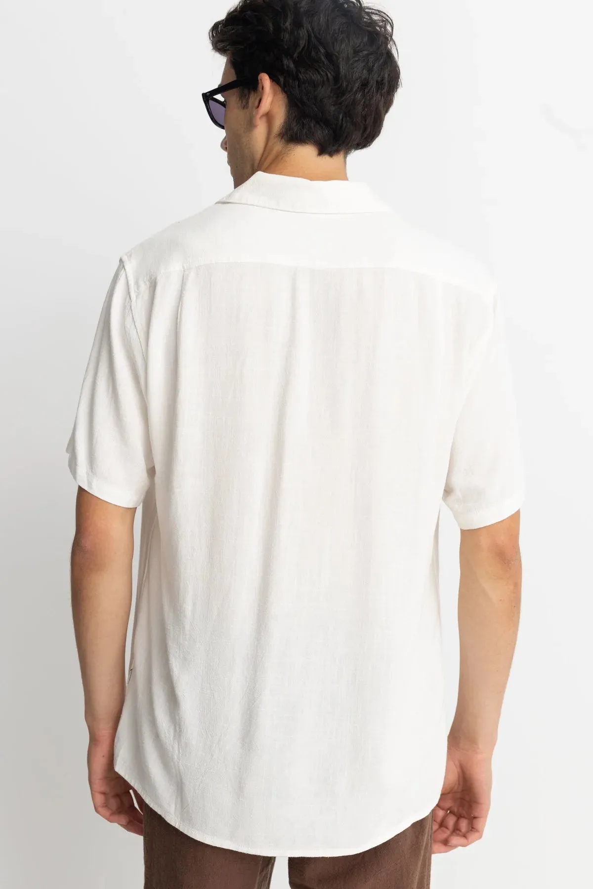 Rhythm Men’s Rhythm Textured Linen Shirt