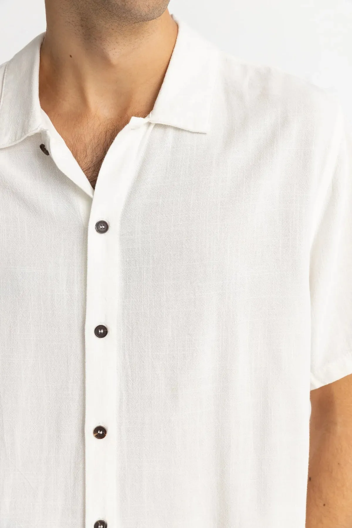Rhythm Men’s Rhythm Textured Linen Shirt