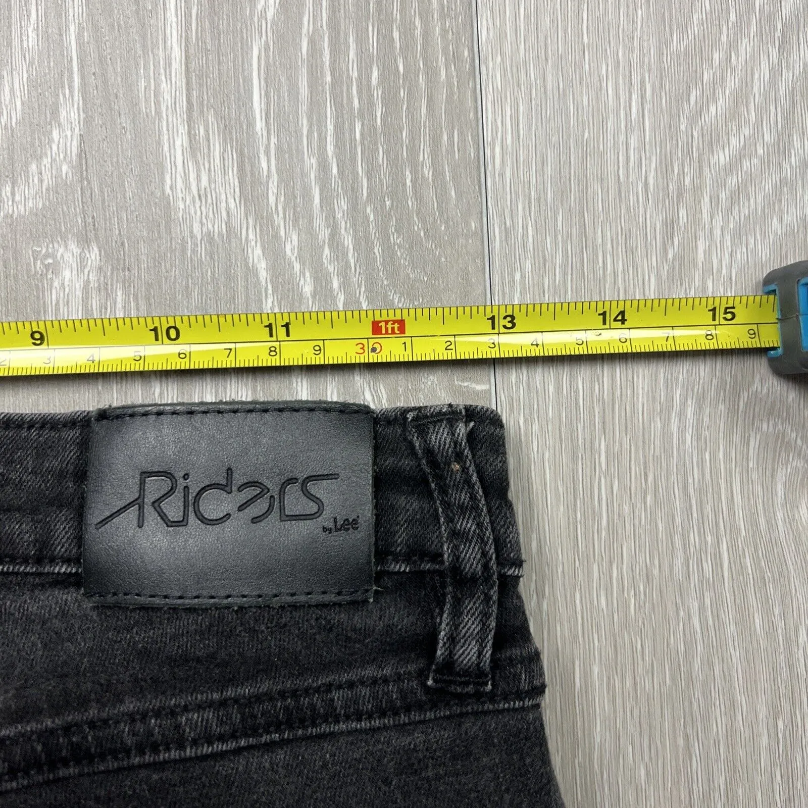 Riders By Lee Womens High Rise Black Skinny Jeans Size 11