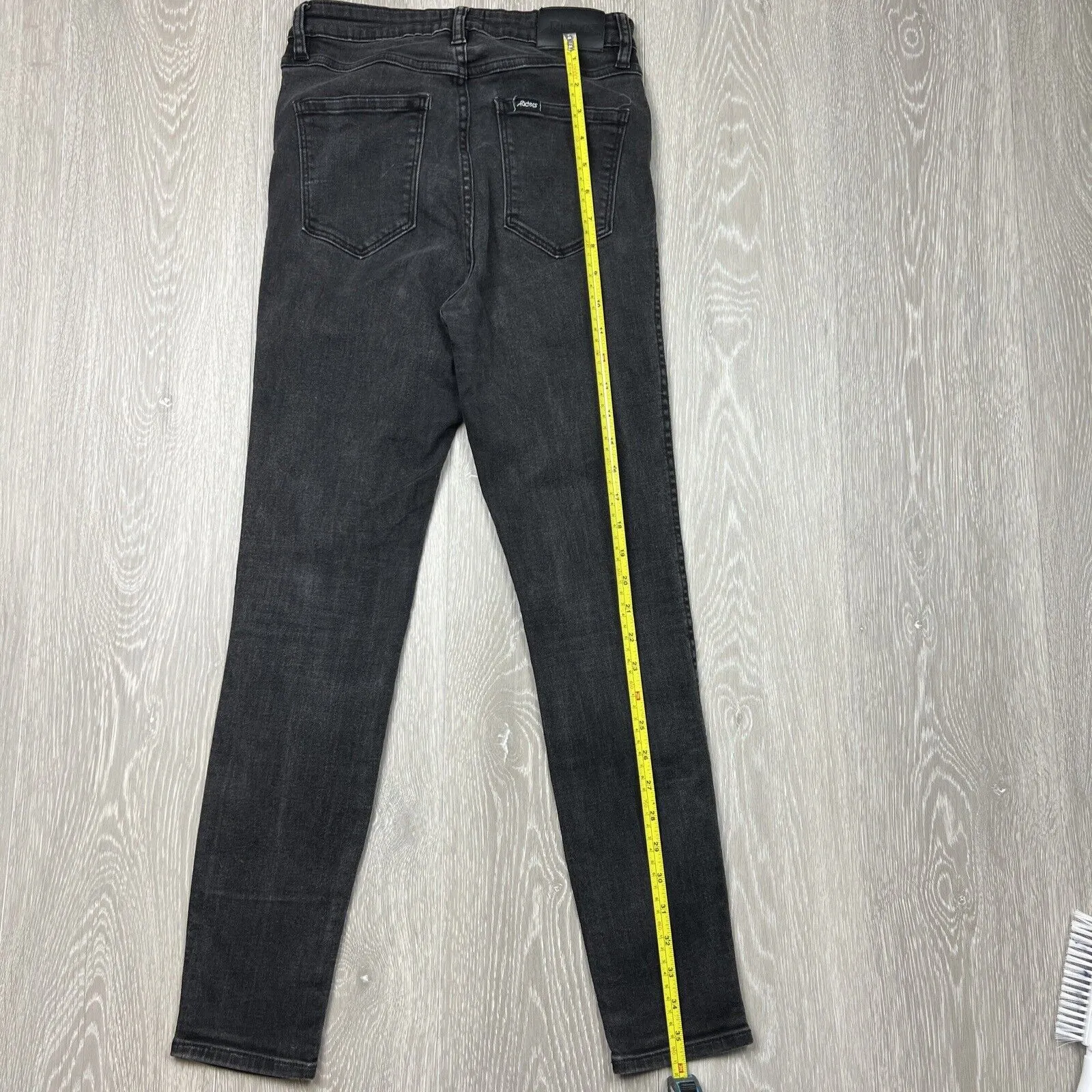 Riders By Lee Womens High Rise Black Skinny Jeans Size 11