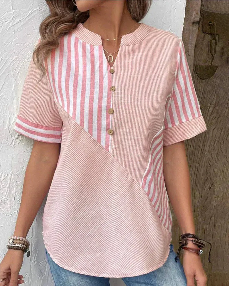 Rocio® | Soft striped blouse