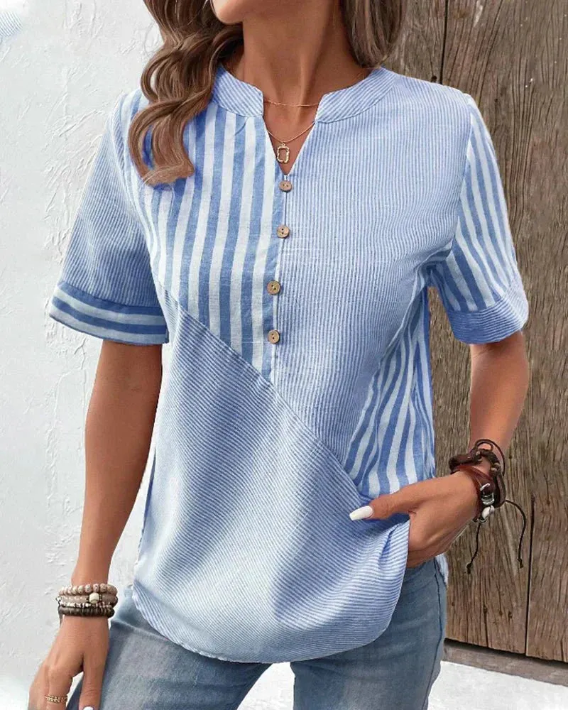 Rocio® | Soft striped blouse