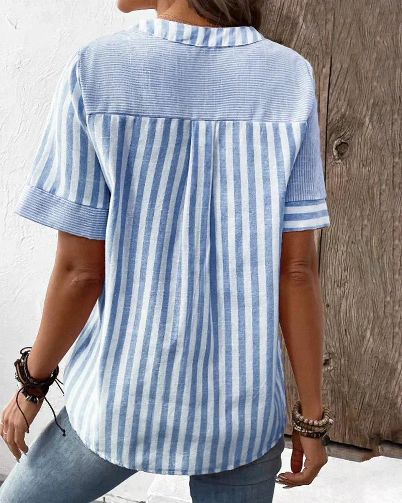 Rocio® | Soft striped blouse