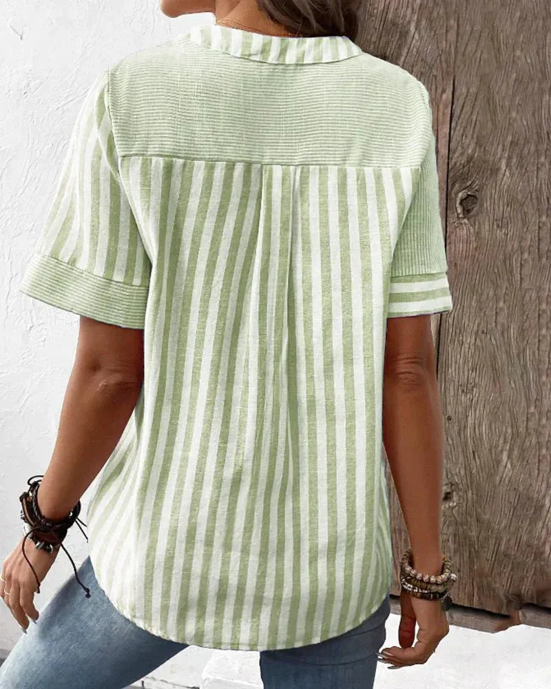 Rocio® | Soft striped blouse