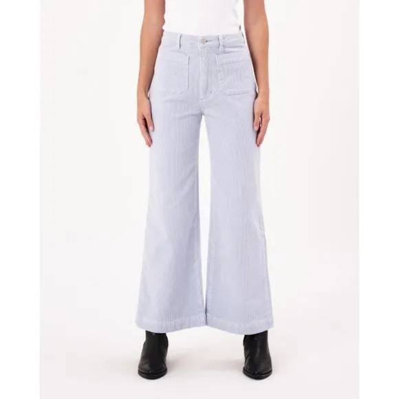 ROLLA'S × FP | Sailor High Rise Wide Leg Cord Pants Hyacinth Nwt
