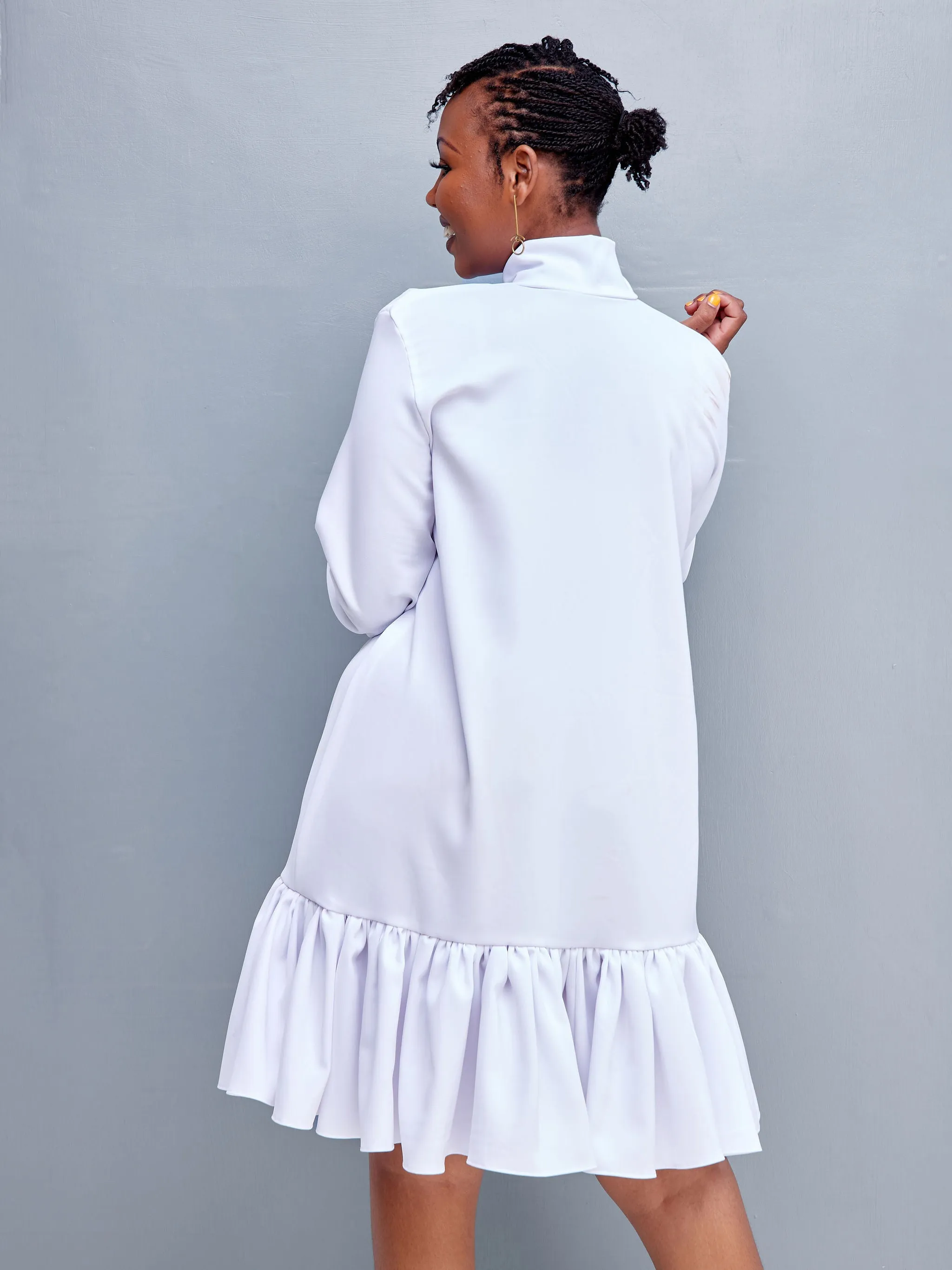 Ruro Shift Dress - White