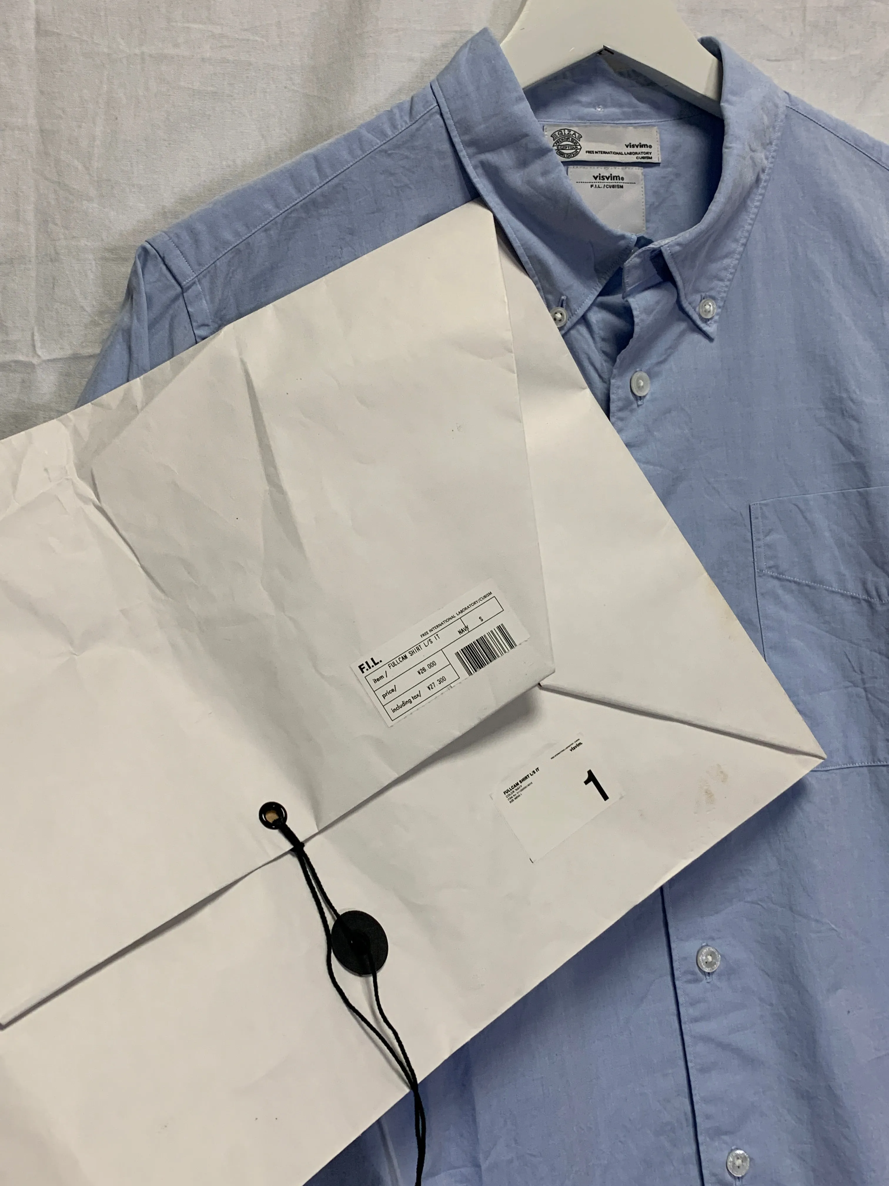 [S] Visvim 15AW Adobe B.D. Pizi L/S Giza Shirt